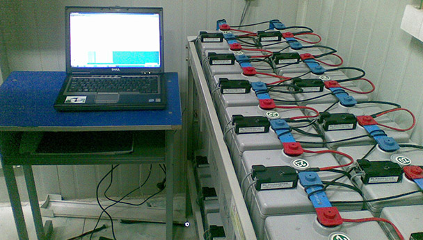 唐山通信基站蓄电池监测项目调试现场